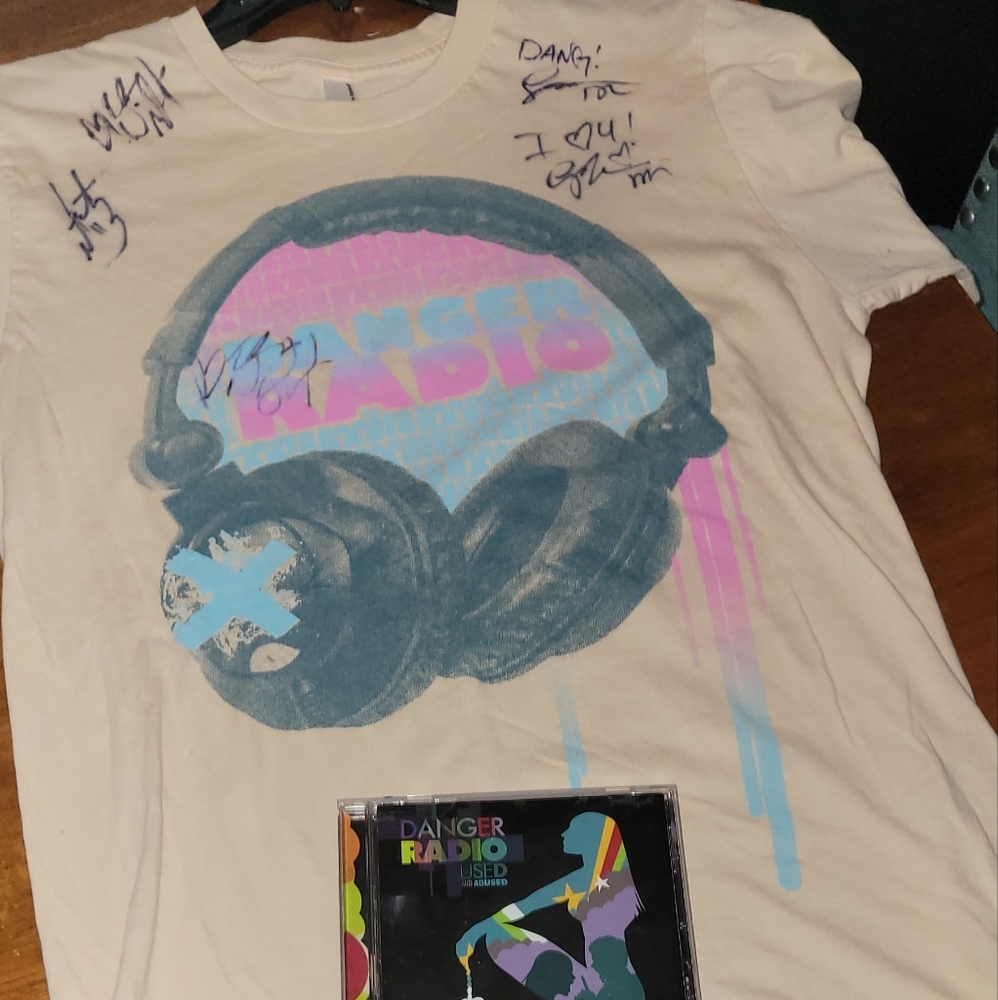 Autographed band T-shirt.. No CD